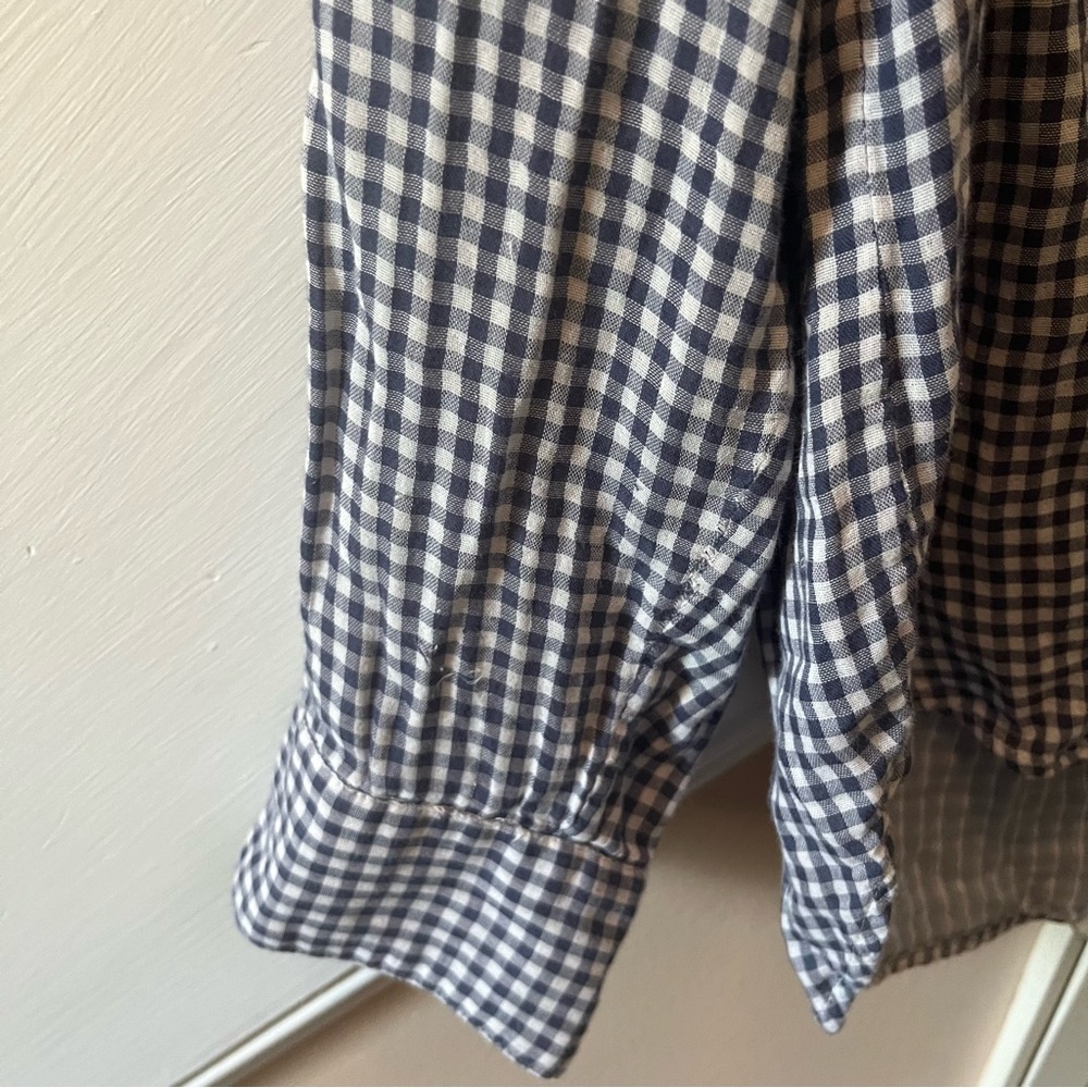 Rag & Bone Checkered Print Button Down Top - image 2